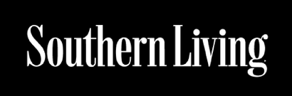 Southern Living magazine logo in white text on a black background