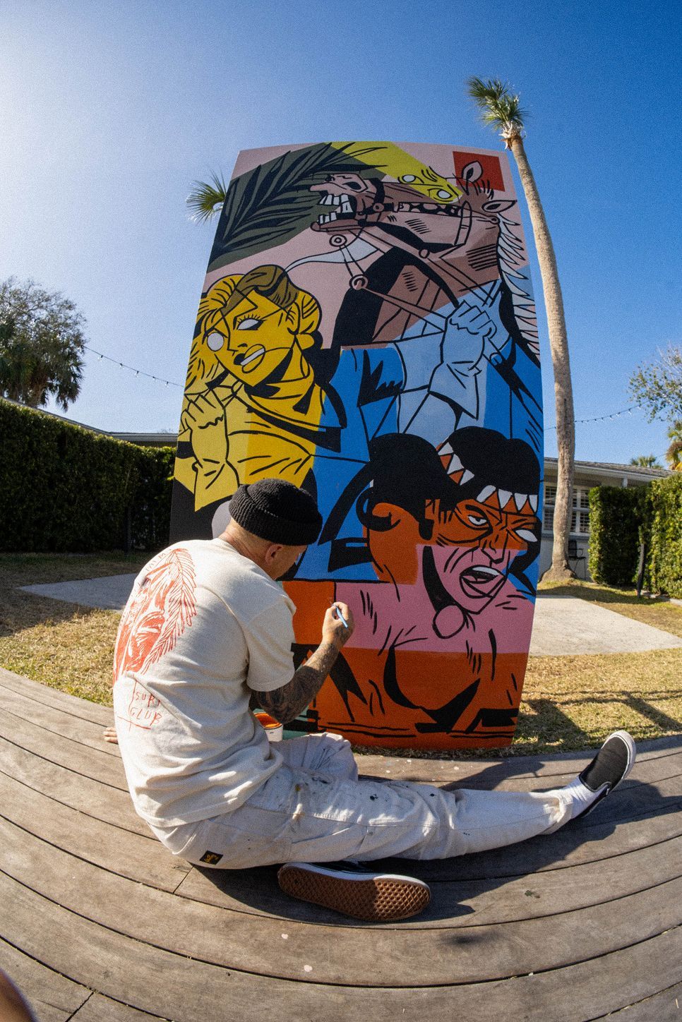 Courtyard slide