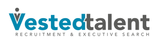 Vestedtalent logo in teal and gray with “Recruitment & Executive Search” tagline