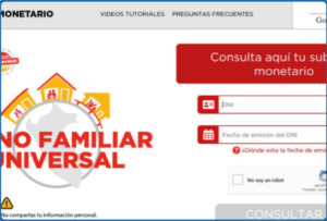 Un sitio web que dice no familiar universal