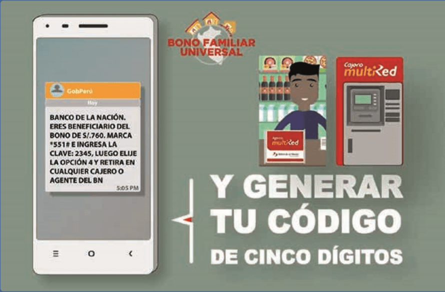 A phone that says y generar tu codigo de cinco digitos