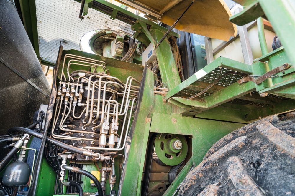 A Detailed View of A Heavy Green Industrial Machine — Banana Coast Heavy Diesel in Ballina, NSW