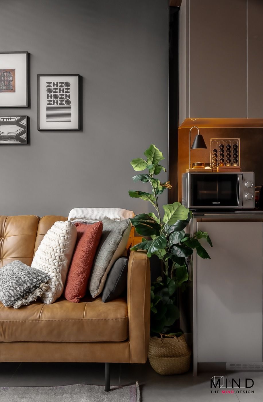 Earthy Tones with Vibrant Accents
