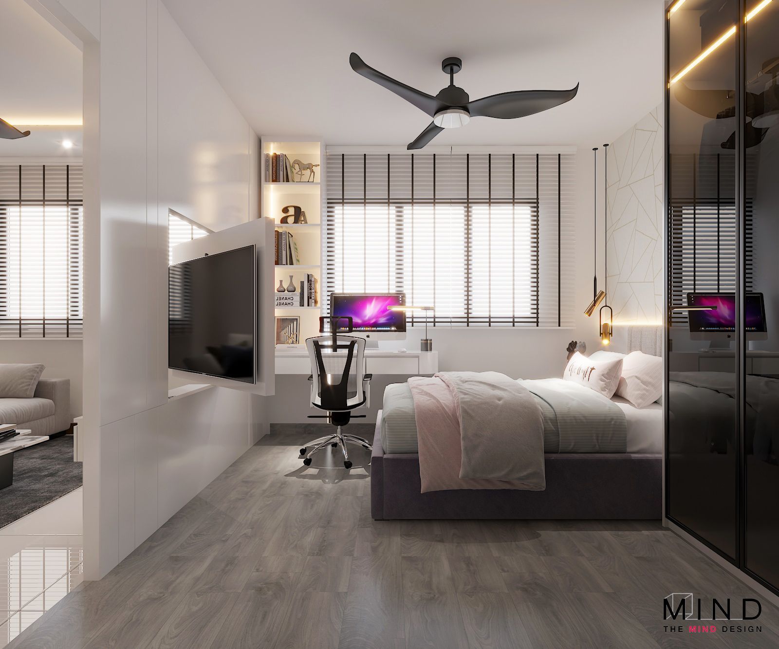 Lighten Up With Colour, Reflective Surfaces, and Airflow
