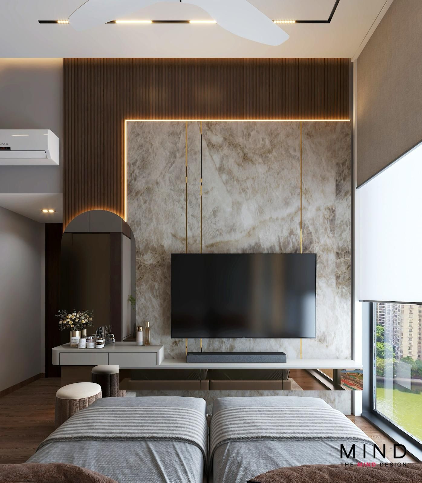 Mixing Wood with Other Natural Elements