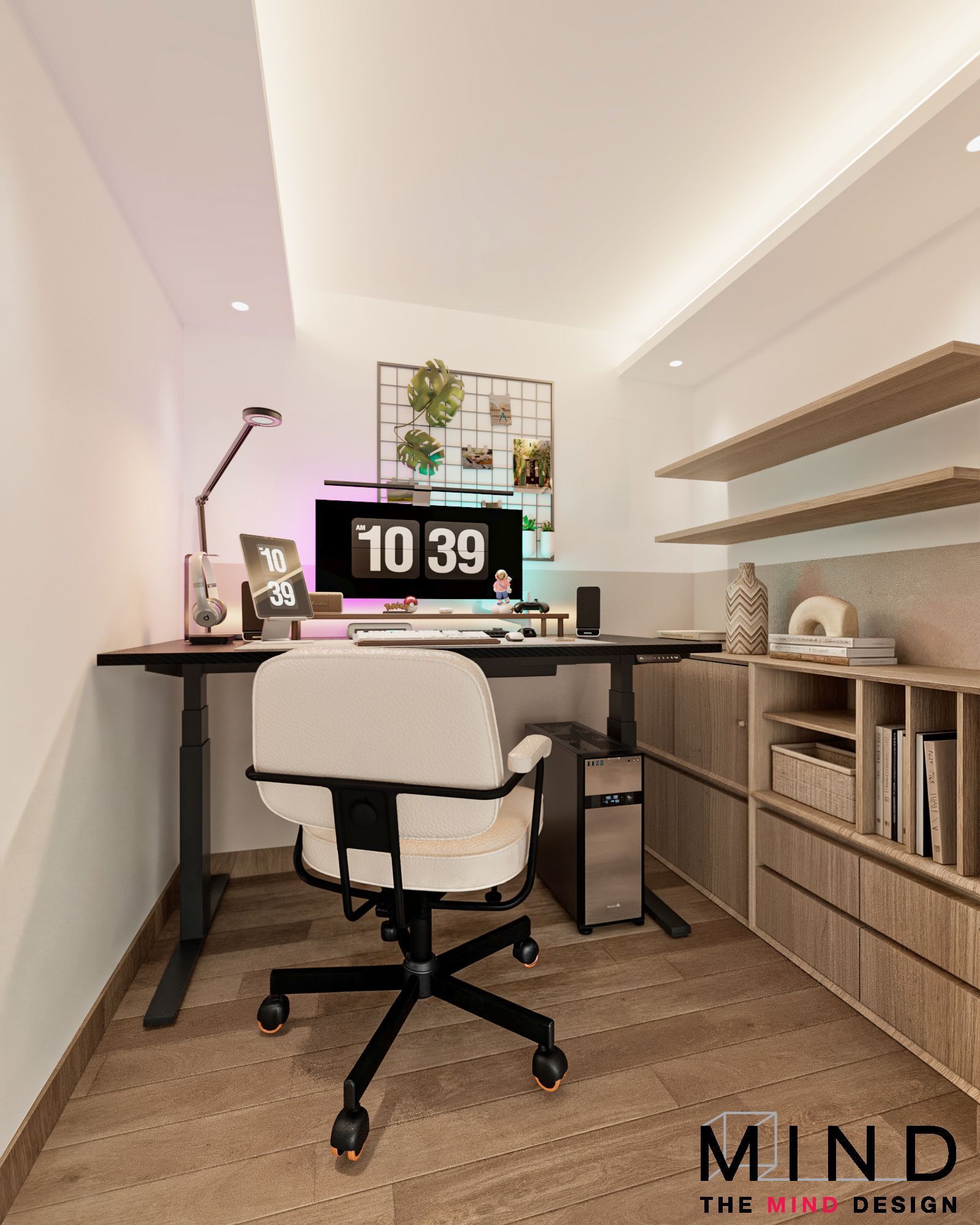 2. Decluttered Desk Space for Focus