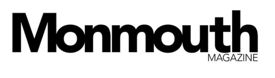 Monmouth Magazine logo in bold black text on a white background