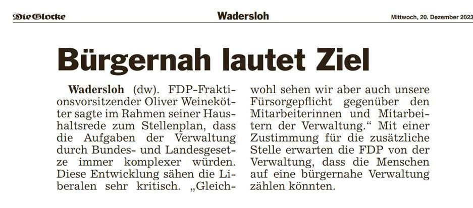 Mit freundlicher Genehmigung der Redaktion der Tageszeitung Mit freundlicher Genehmigung der Redaktion der Tageszeitung