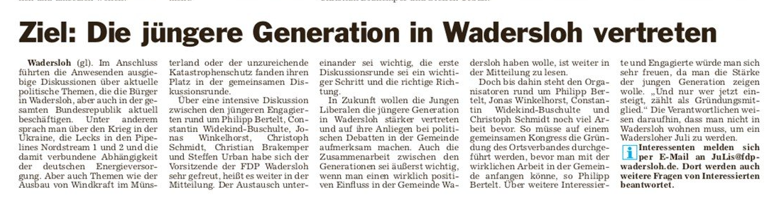 Mit freundlicher Genehmigung der Redaktion der Tageszeitung 