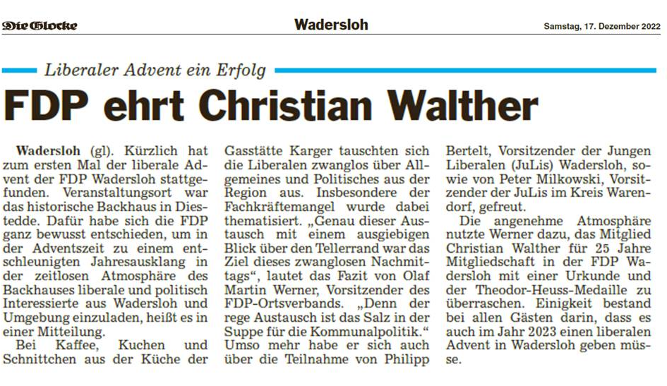 Mit freundlicher Genehmigung der Redaktion der Tageszeitung 