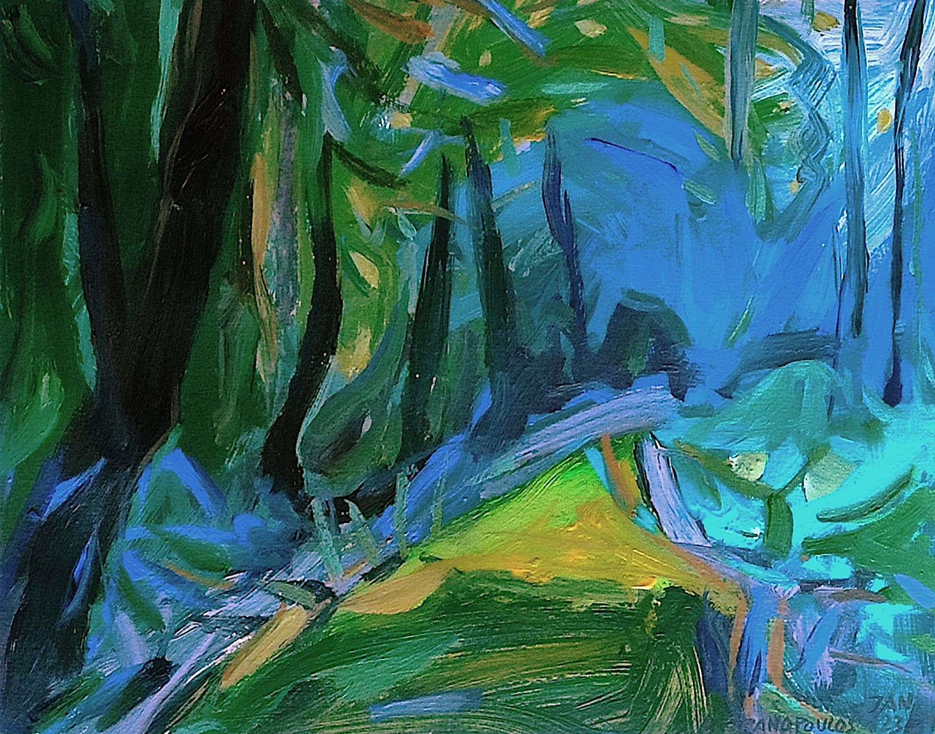 Blauer Wald
