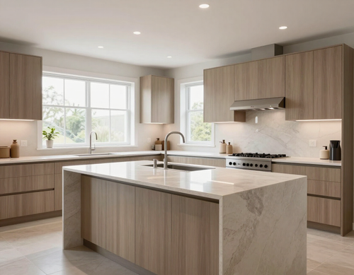Remodeled modern kitchen