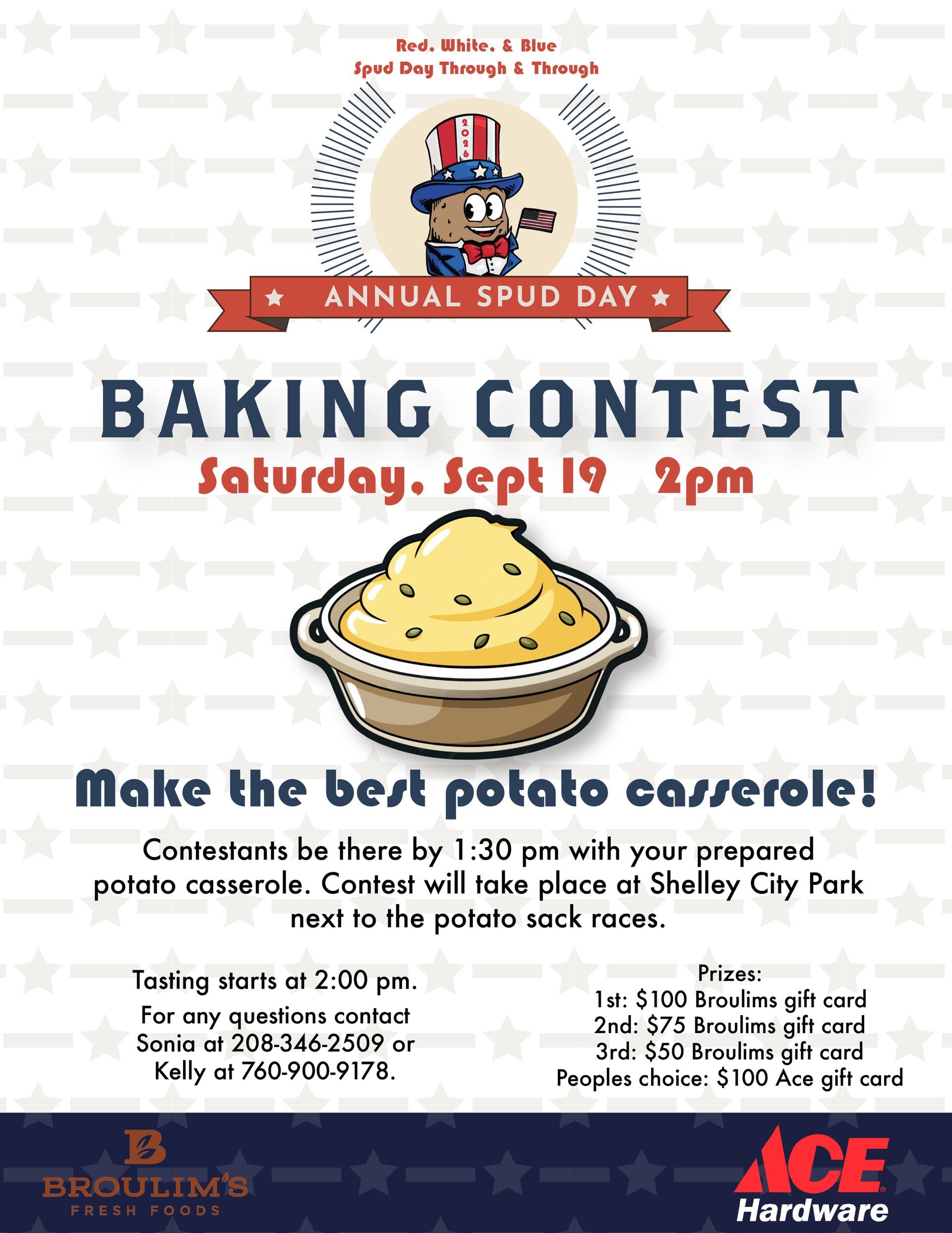 Spud Days Baking Contest