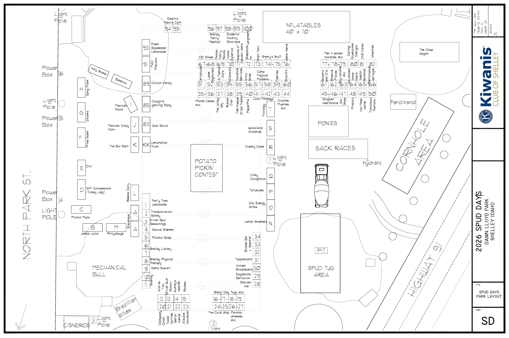 Spud Day Map