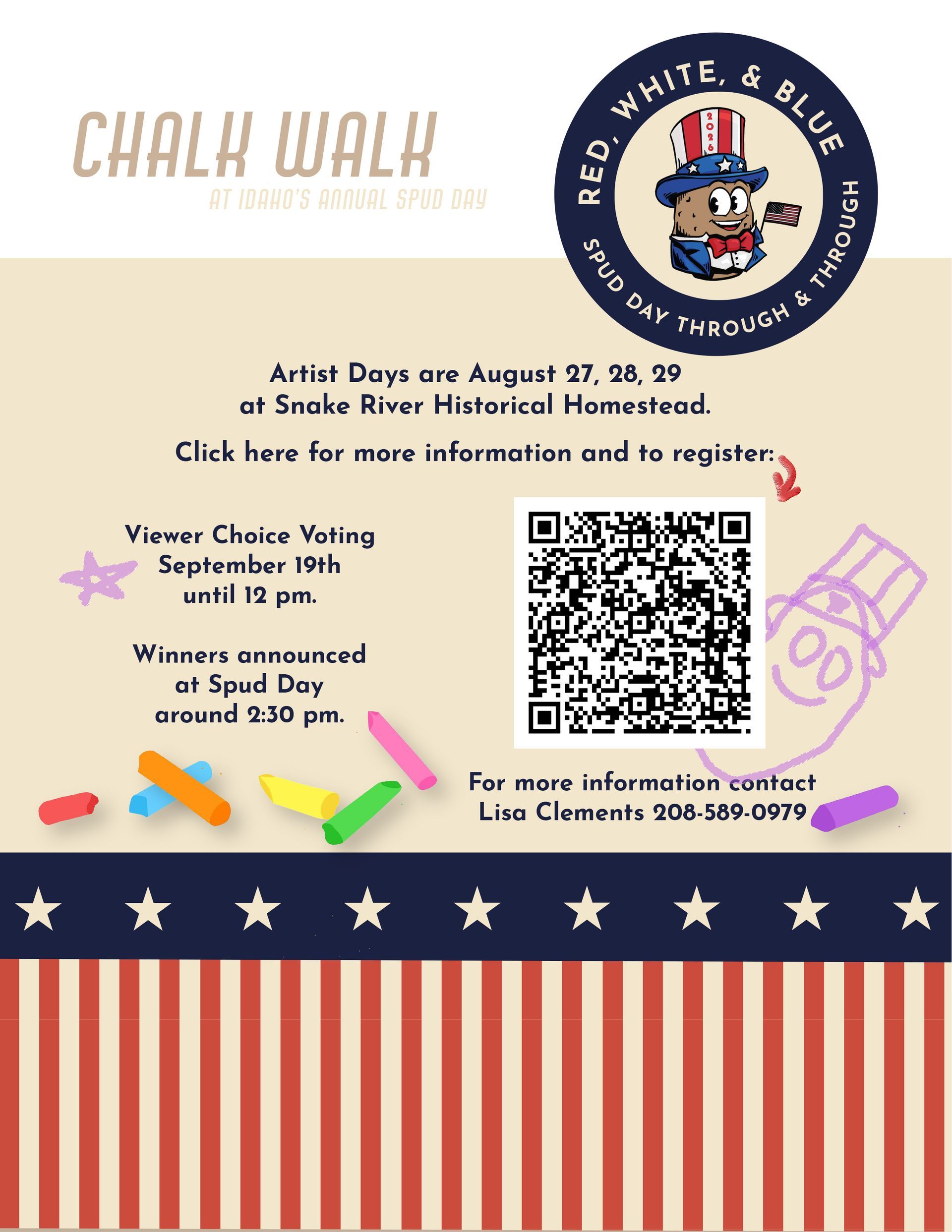 Chalk Walk Spud Days 2025