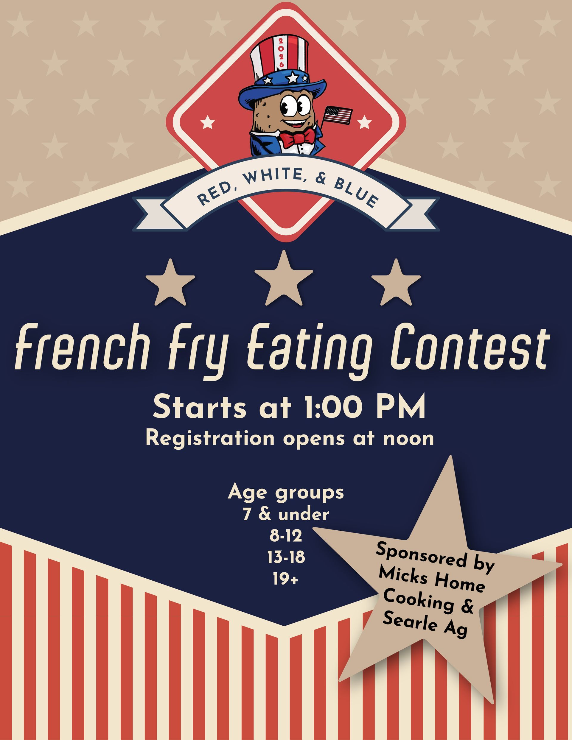 Spud Days French Fry eating contest