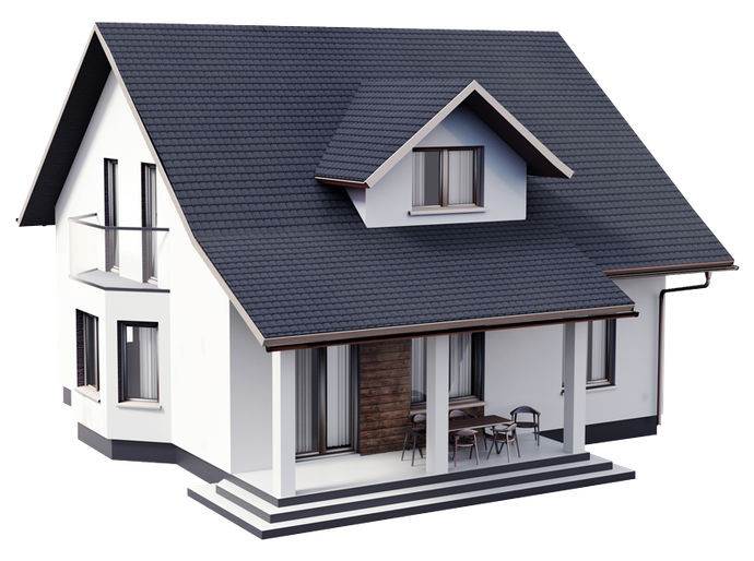 House New Roof — Hubertus, WI — Northwest Roofing, Inc. A home with a new roofing system in Sussex, WI