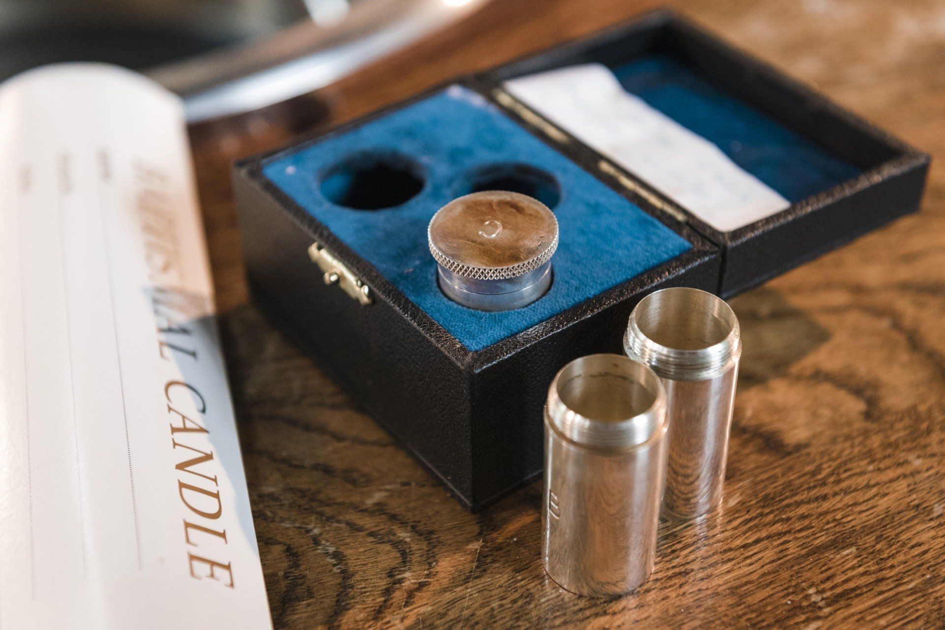 Baptismal candle and oil stocks