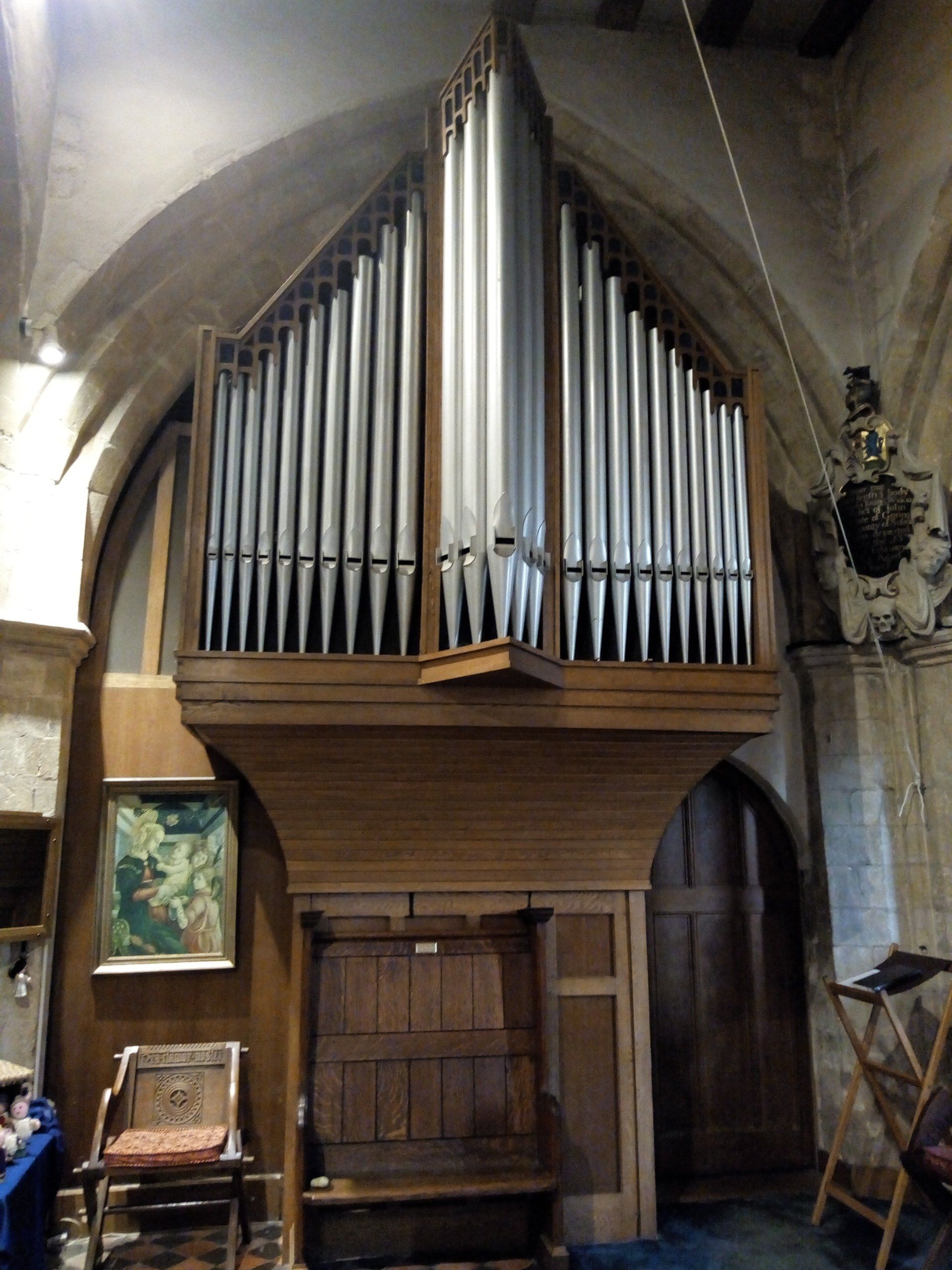 Organ (inside St James the Less)