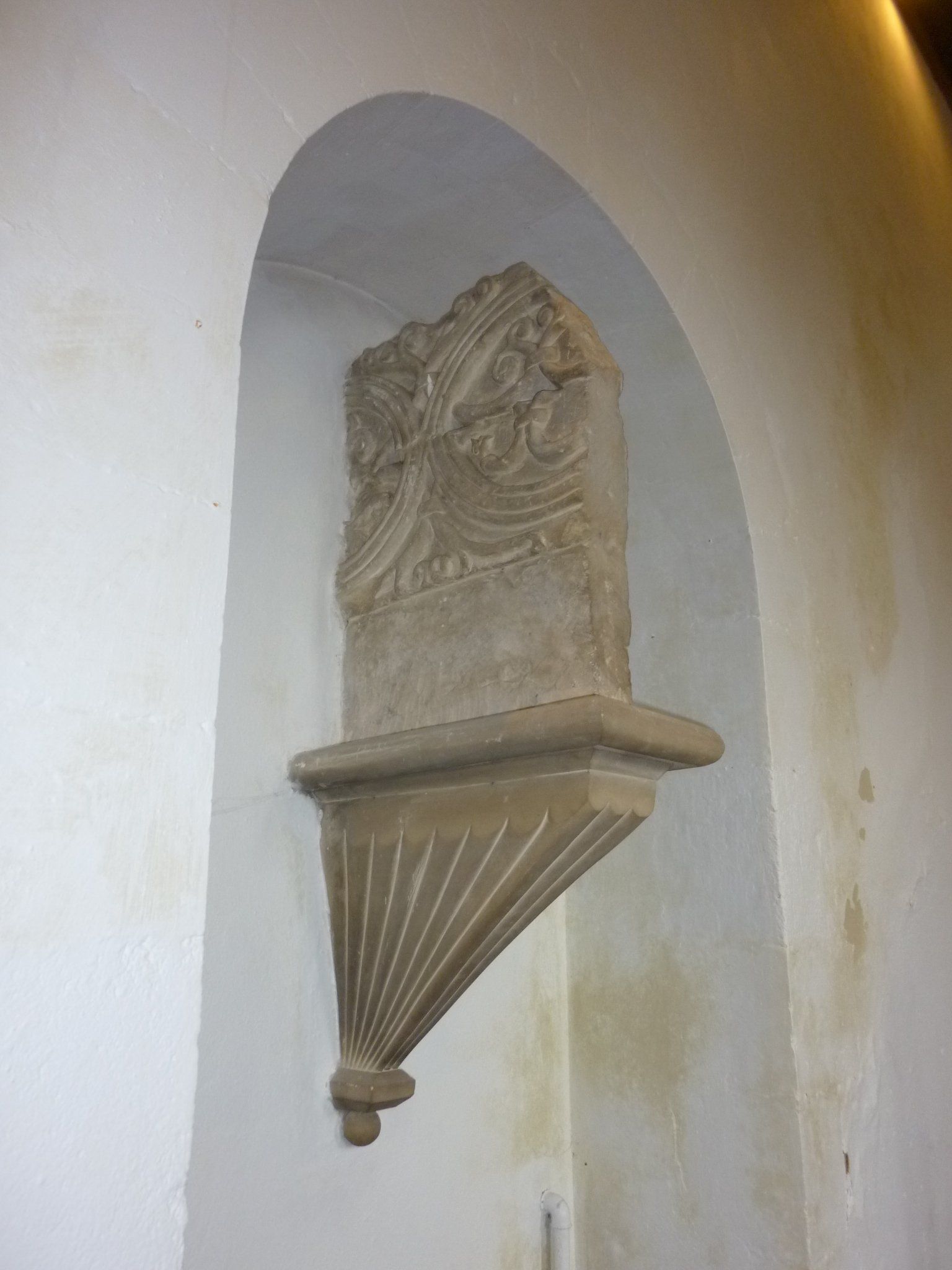 Feature in the nave (St Mary's Church, Sompting)