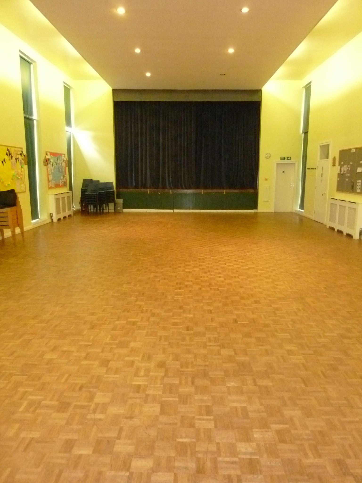 Interior view of St Peter's (looking towards the stage)
