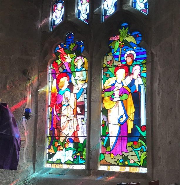 Stained glass window (inside St James the Less)