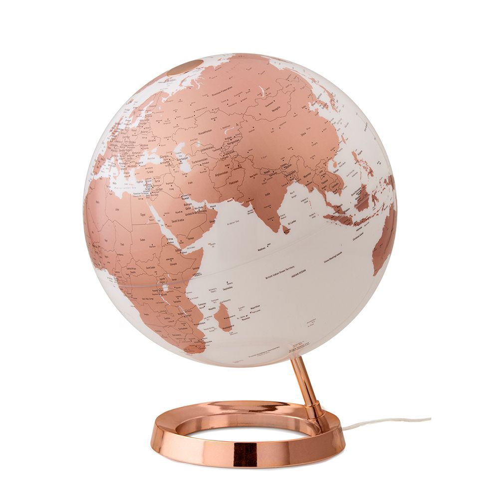 Globo Terrestre Light & Colour Metal Copper