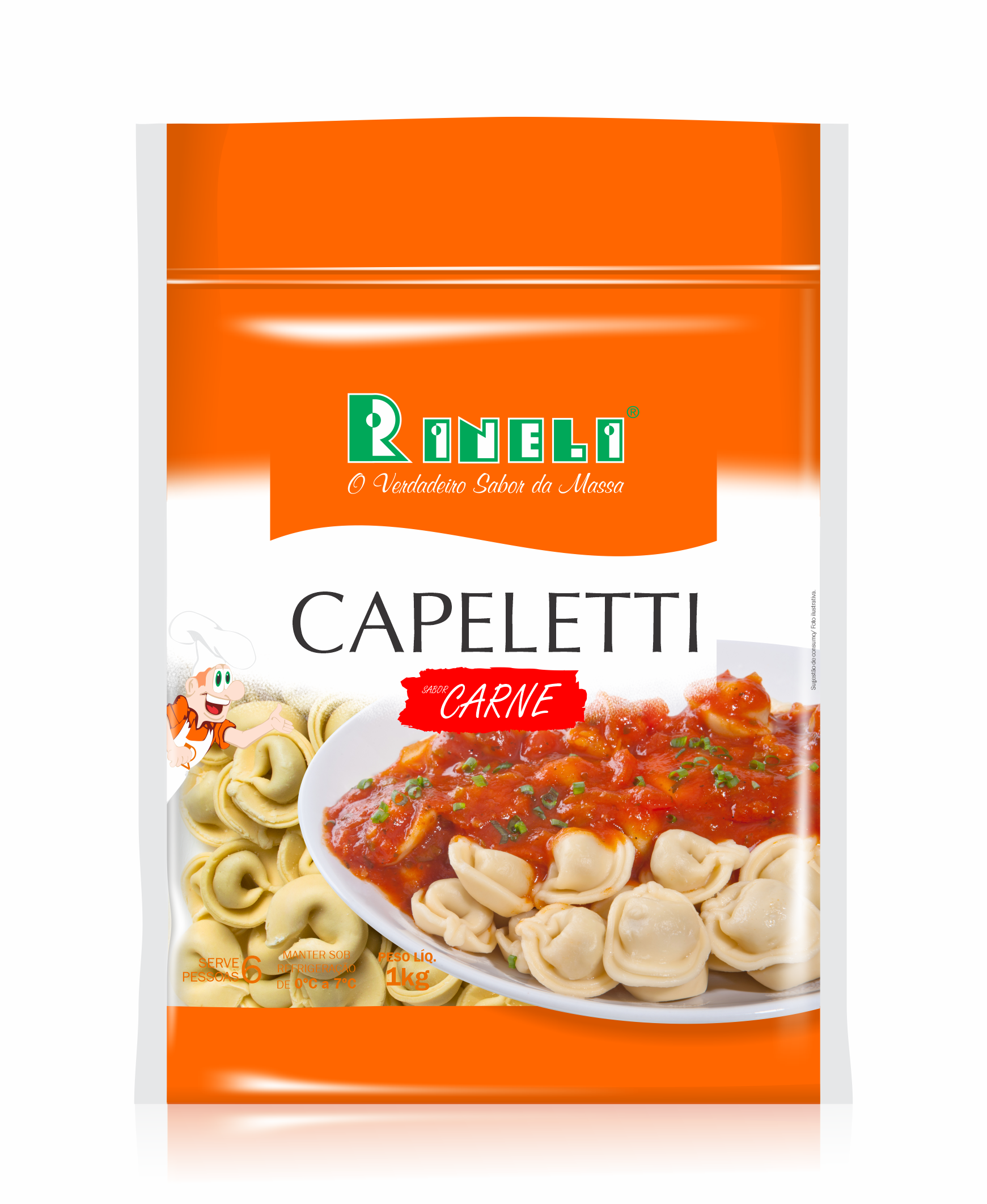 CAPELETTI SABOR CARNE 1KG