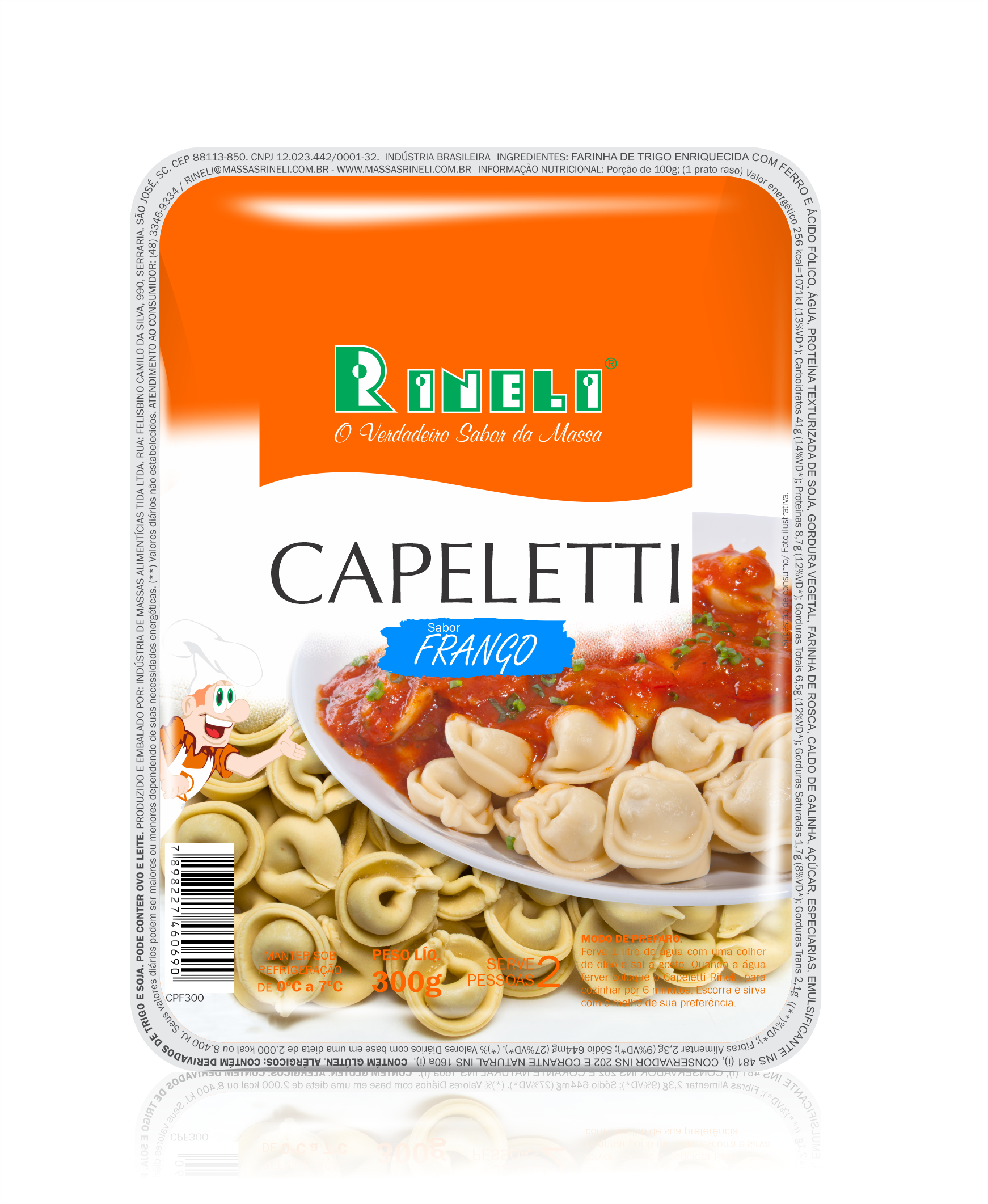 CAPELETTI SABOR FRANGO 300G