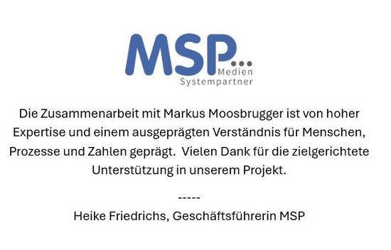 Projektreferenz MSP Medien Systempartner Bremen – Kundenstimme von Geschäftsführerin Heike Friedrichs