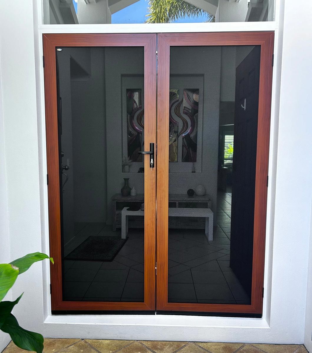 Double Hinged Security Doors — Homemakers Lifestyle In Maroochydore, QLD