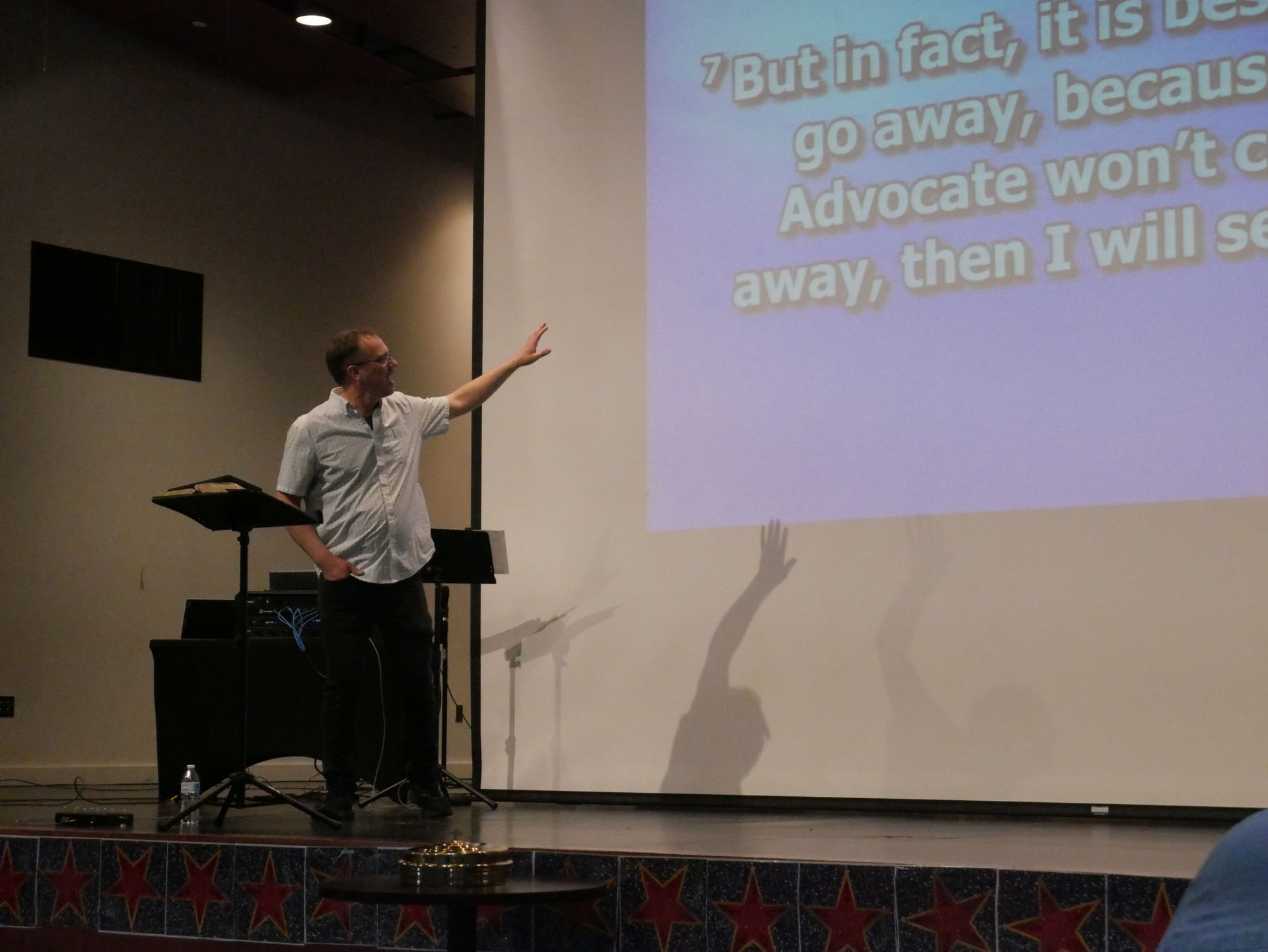 Pic of Pastor Ryan preaching