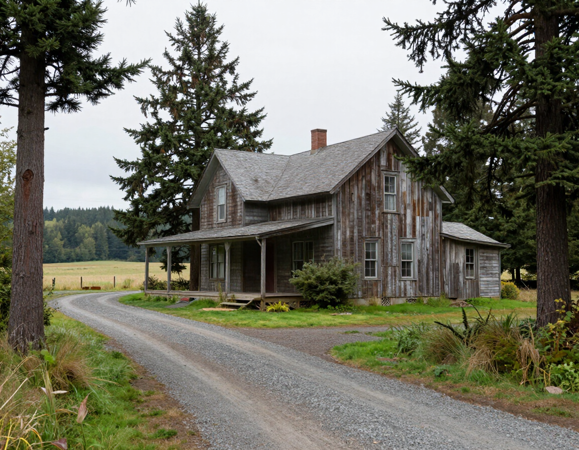 Rural farmhouse near Sodaville, Oregon served by TKO Pest Control for pest control