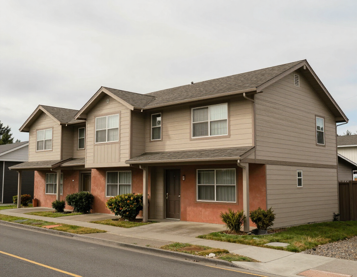 Multi-unit rental property in a Willamette Valley neighborhood