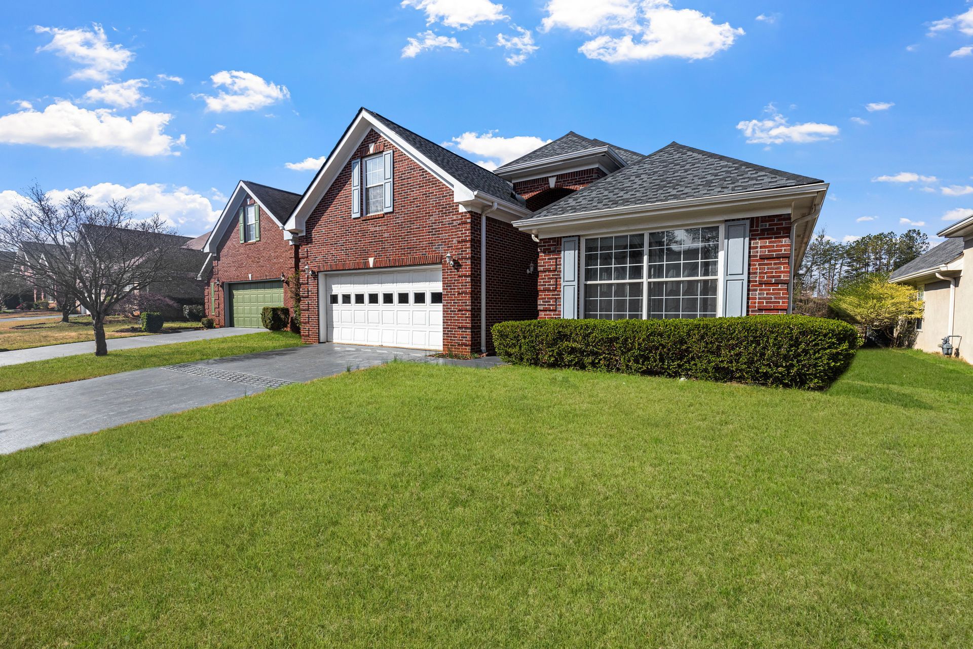 New Home With Clean Landscaping