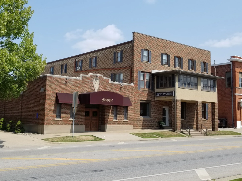 Funeral home exterior