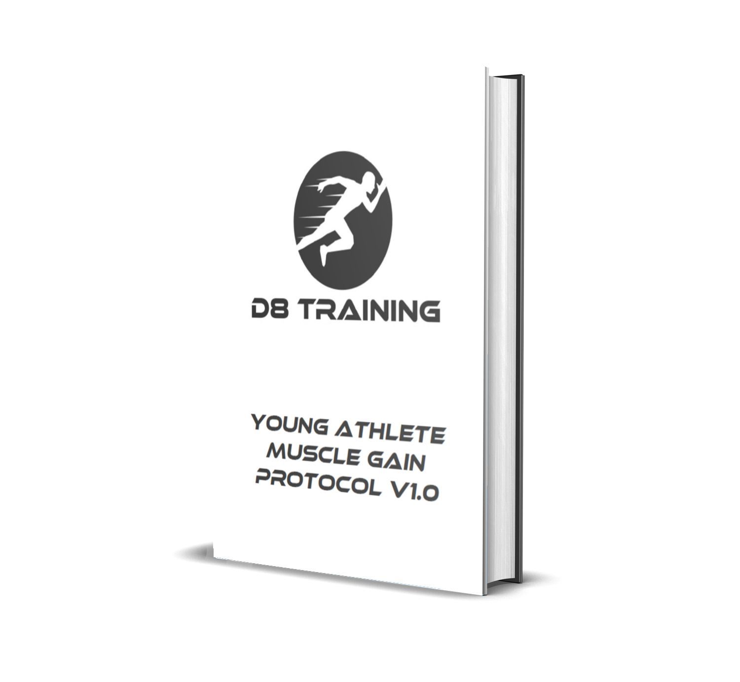 DB Training “Young Athlete Muscle Gain Protocol V1.0” white booklet cover with black logo and text