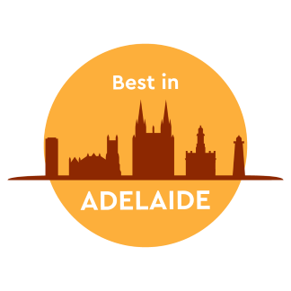 Silhouette of Adelaide skyline, 