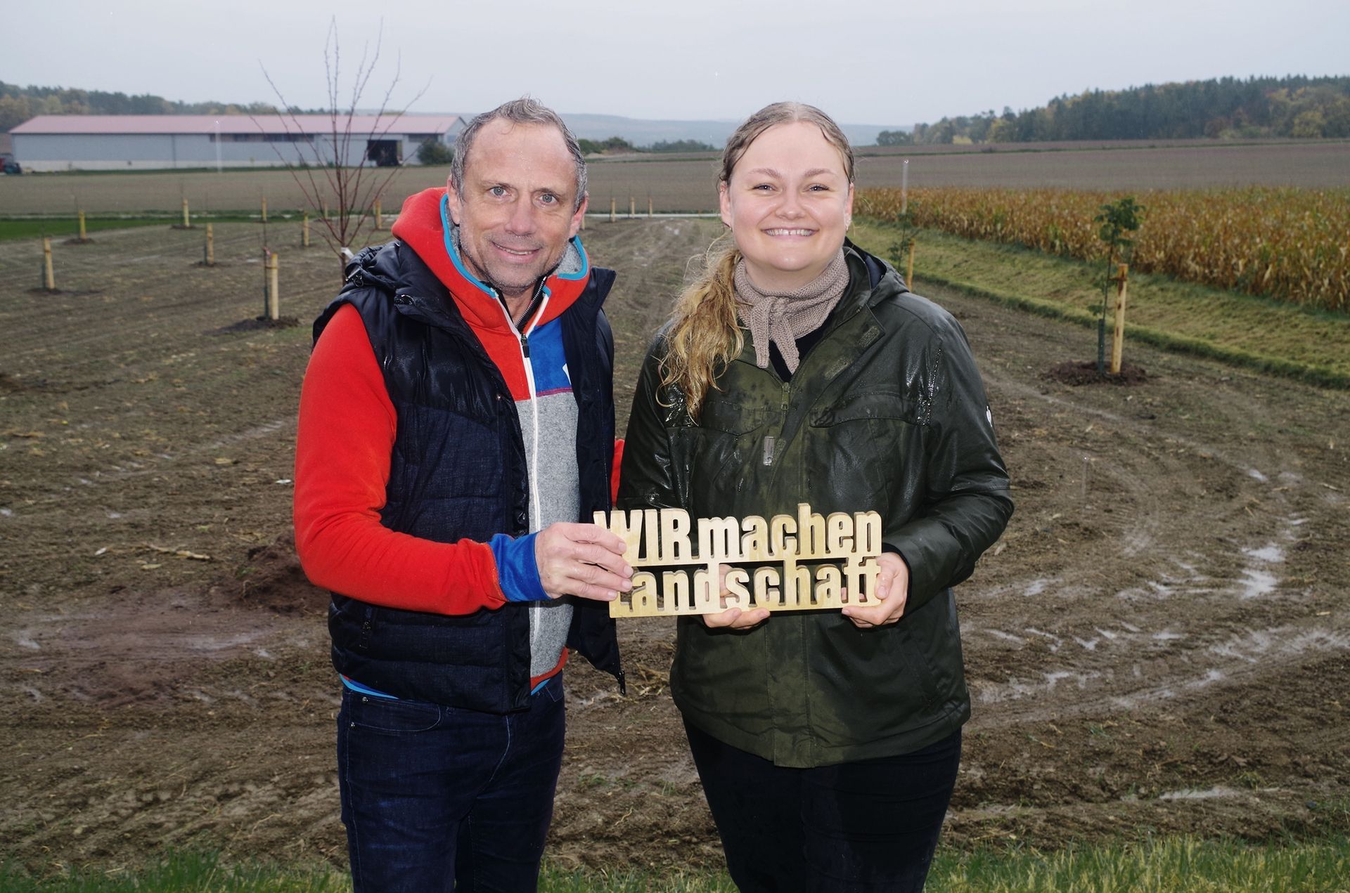Zusammen mit Landrat Dr. Hermann Ulm, MdB Lisa Badum, Bürgermeister Gerhard Bauer und dem Vorsitzend