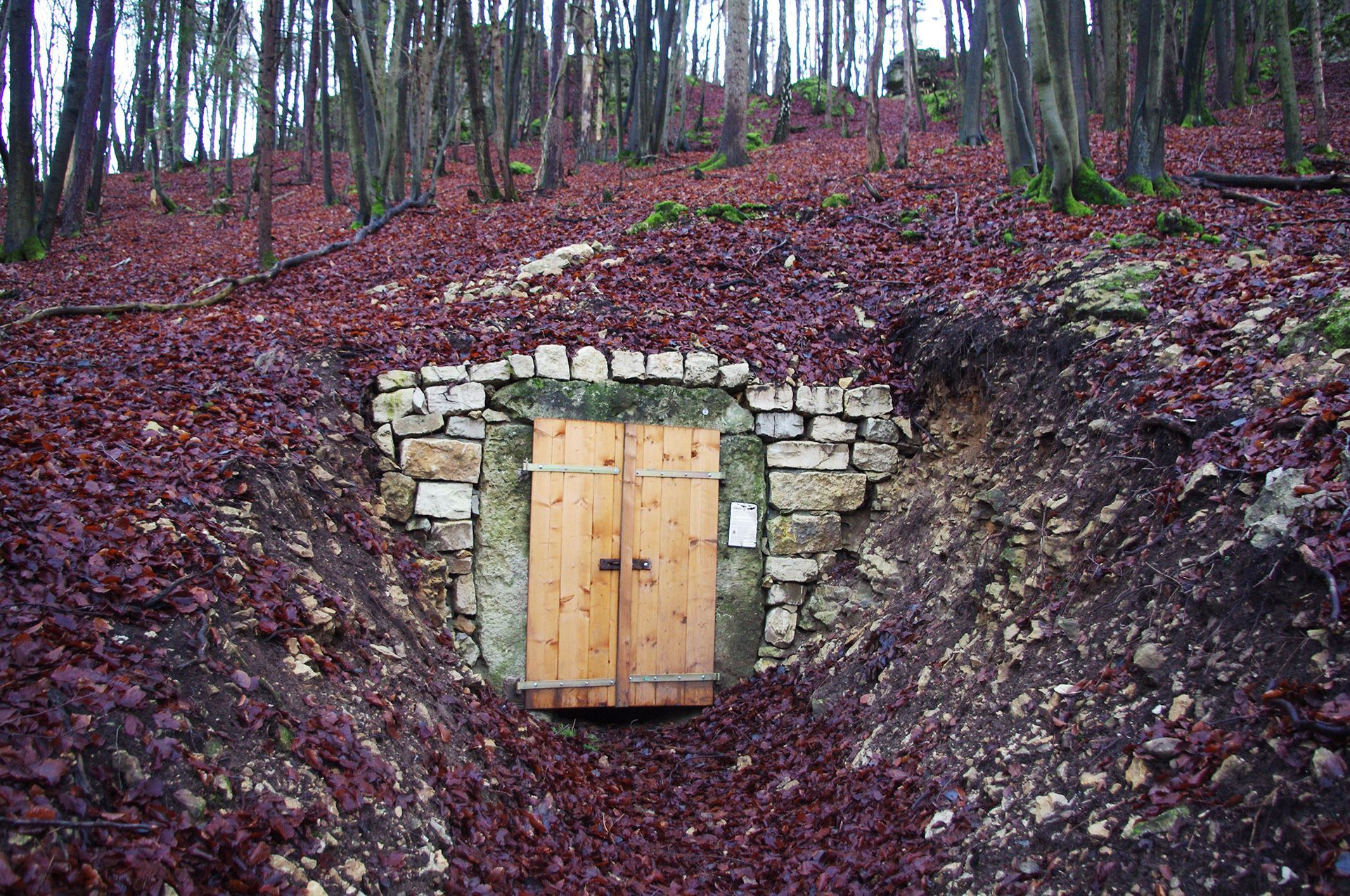Verschluss eines Kellers im Landkreis Forchheim