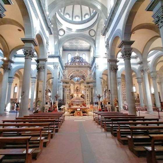 Piazza and Basilica of Santo Spirito