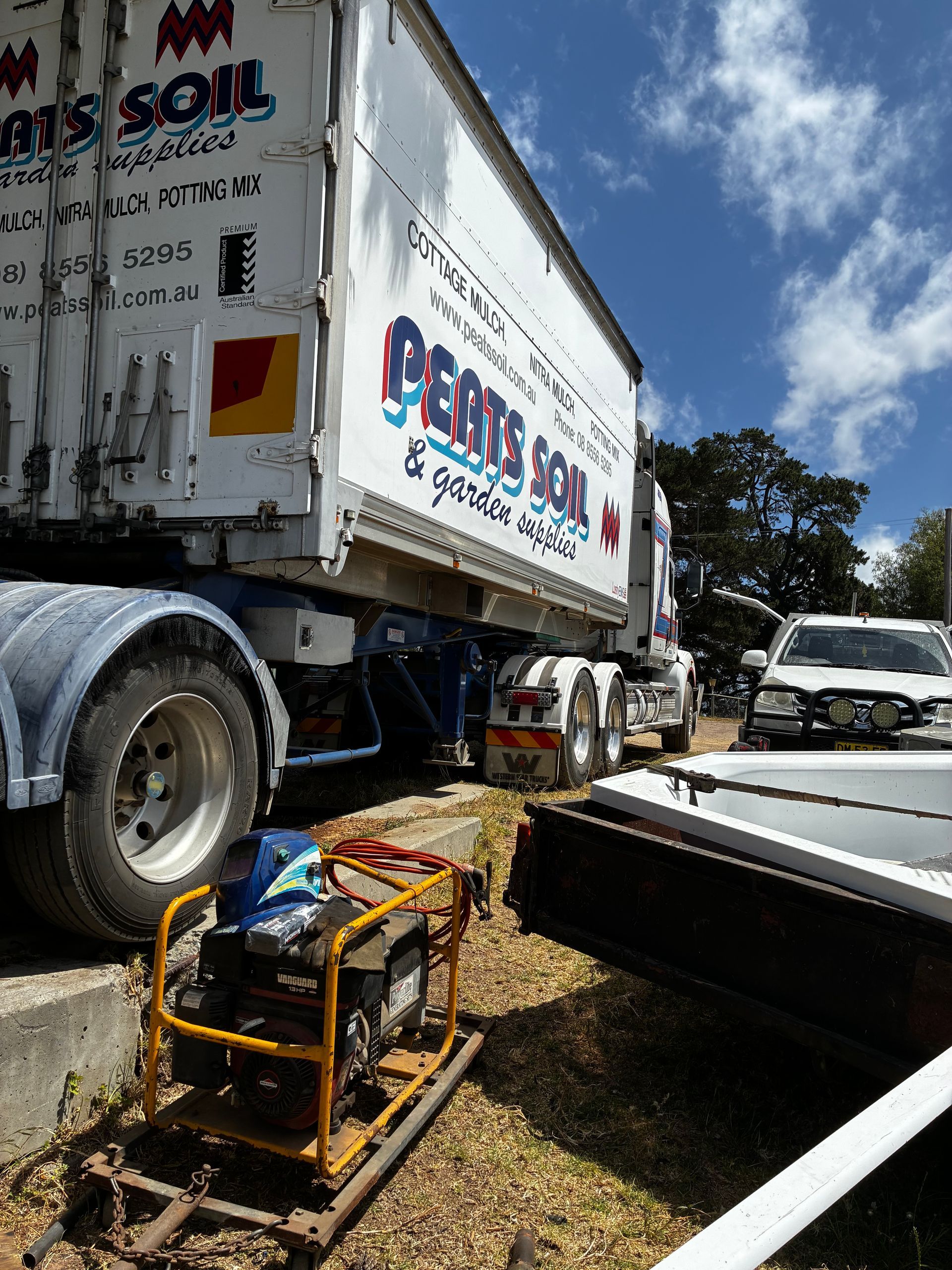Semi-truck with