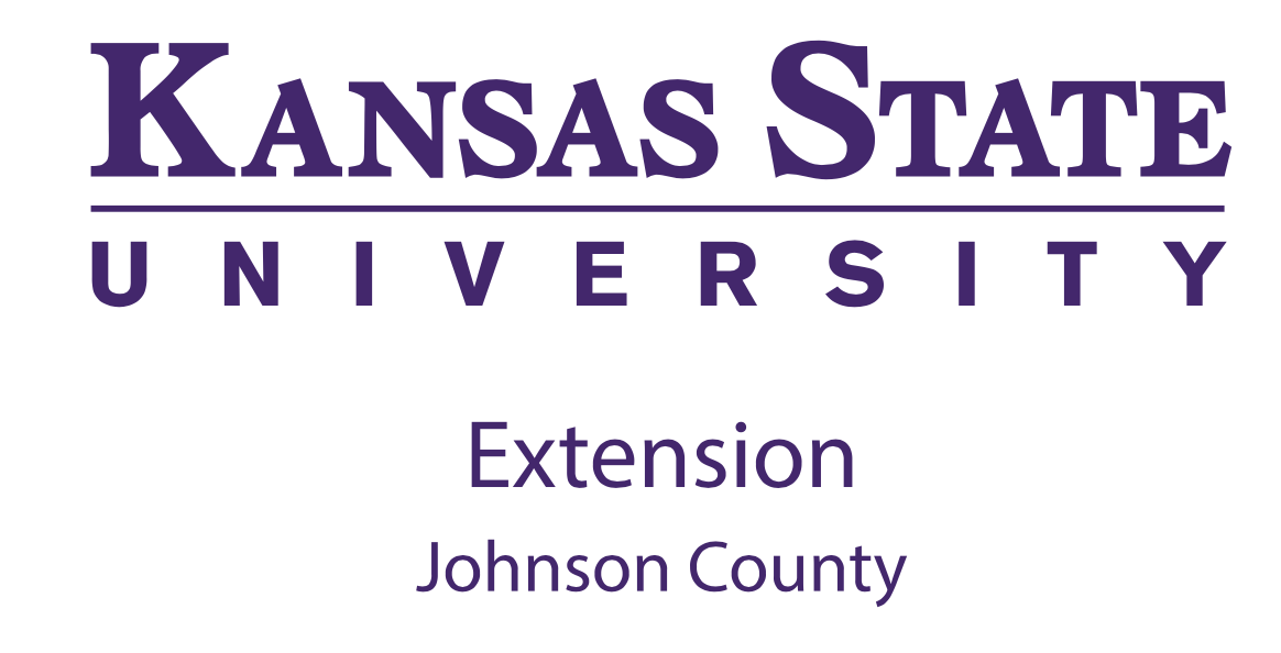 K-State Research and Extension logo with purple power cat