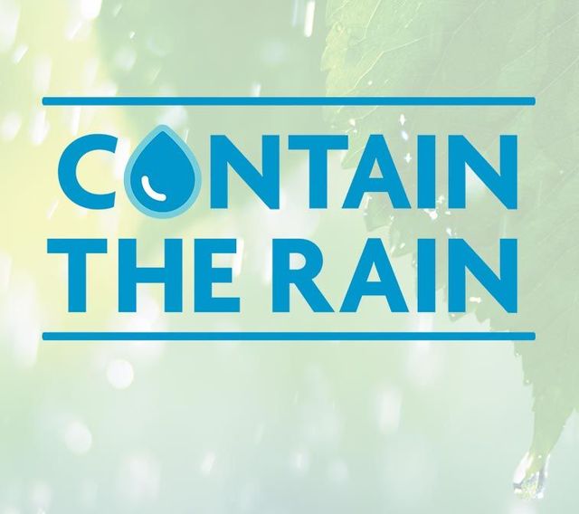 Johnson County Kansas Contain the Rain Logo 