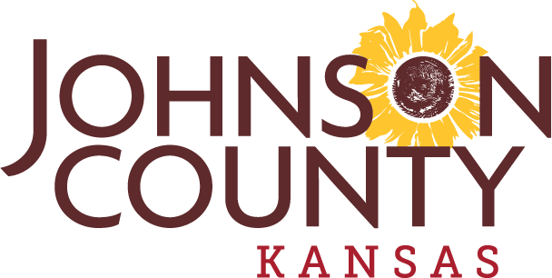 Johnson County Kansas Logo with Yellow Sunflower