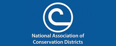 National Association of Conservation Districts logo in royal blue and white