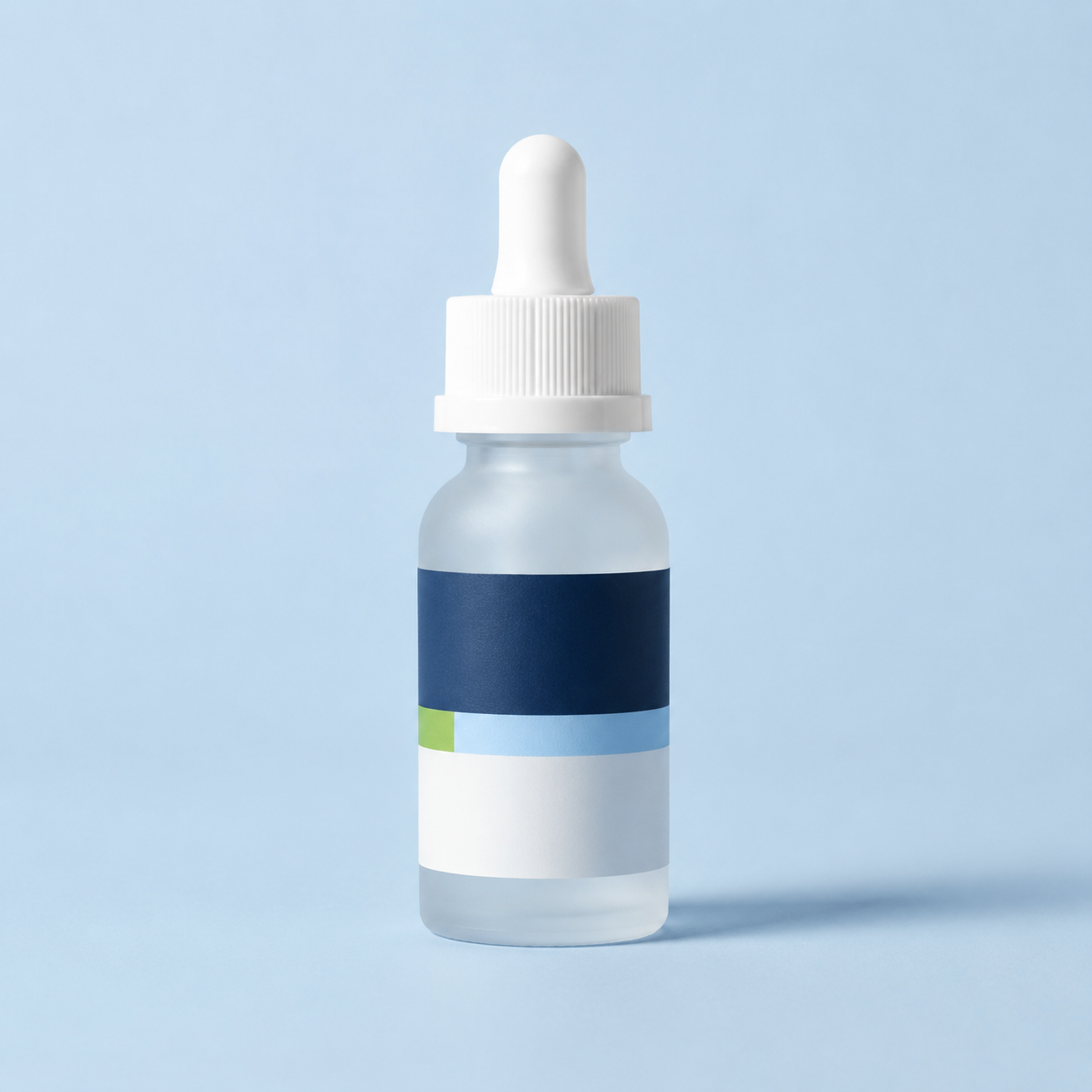Illustration of a topical dropper treatment