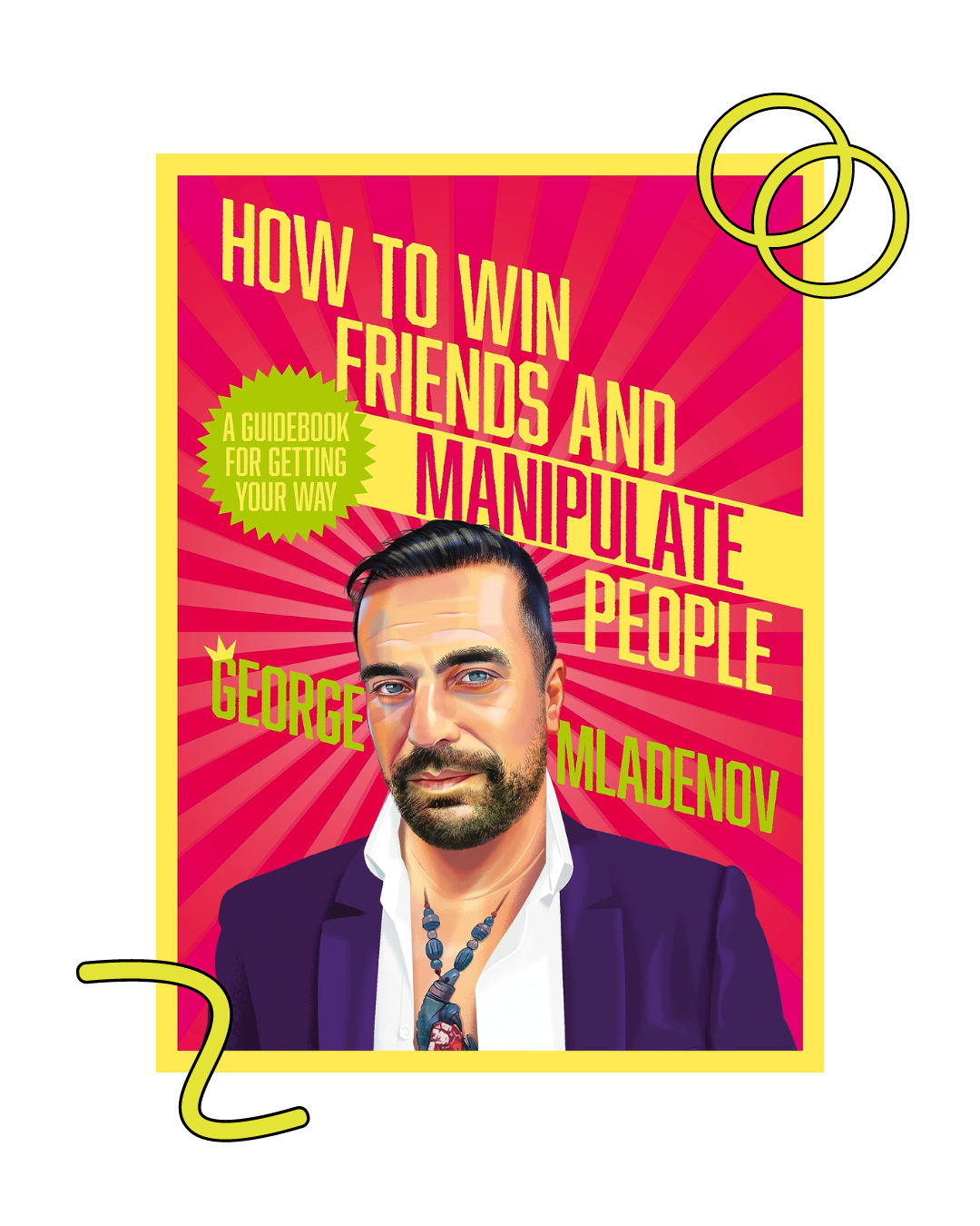 A man with a beard is on the cover of a book titled how to win friends and manipulate people.