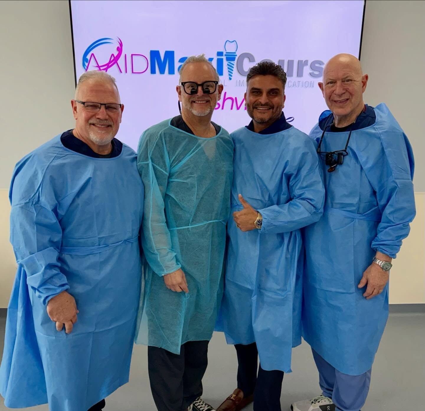 Dr. Silvestri attending advanced dental implant cadaver workshop