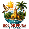 Logotipo  “Sol de Piura Travel”.